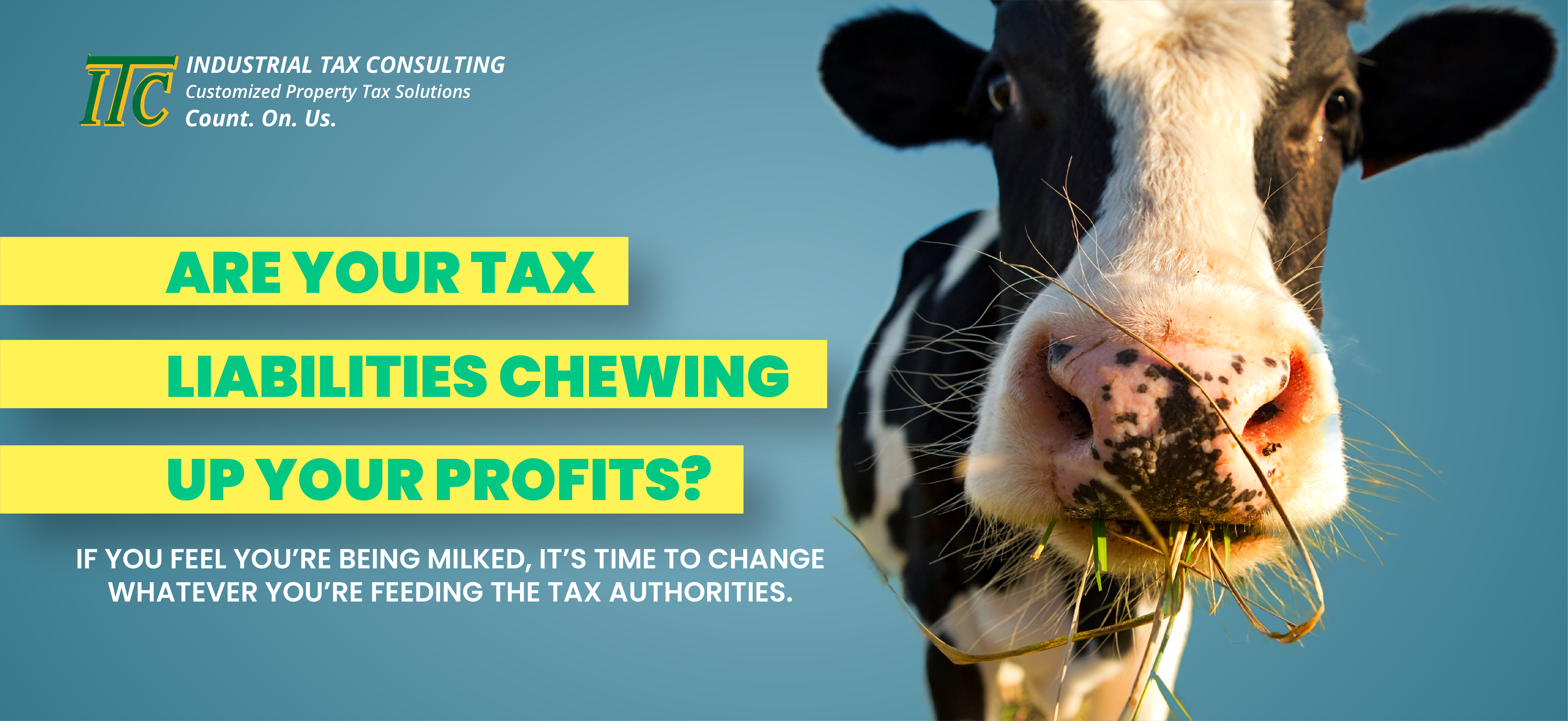 ITC Cow ad for Tax Liabilities
